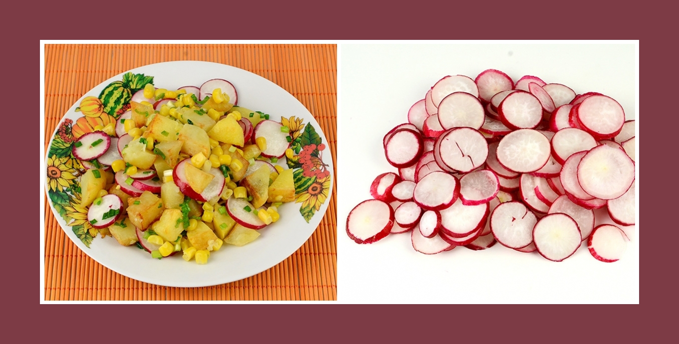 Kartoffelsalat mit Radieschen Kartoffelsalat mit Radieschen