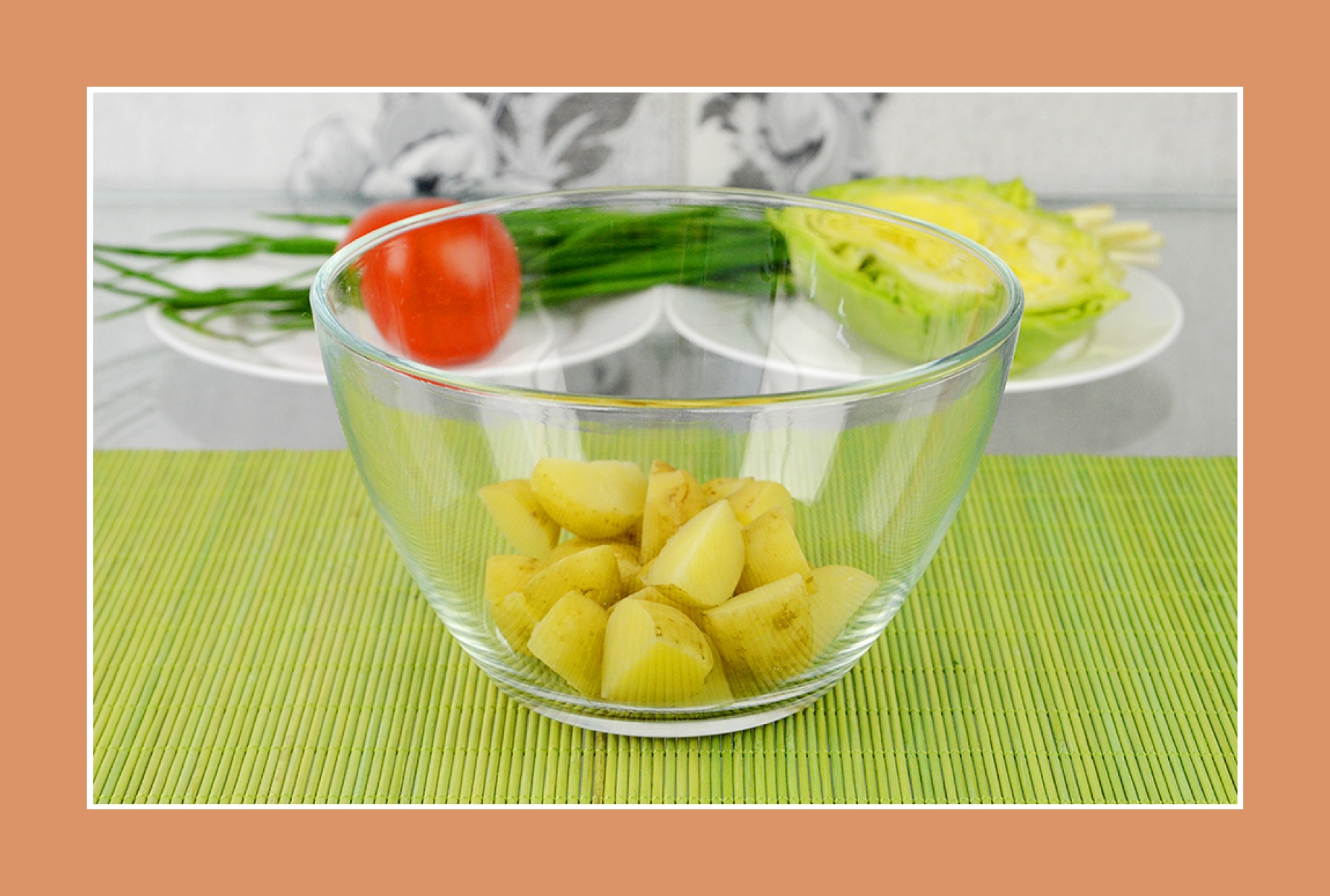 Kartoffelsalat Weißkrautsalat mit Frühkartoffeln Kartoffelsalat Weißkrautsalat mit Frühkartoffeln