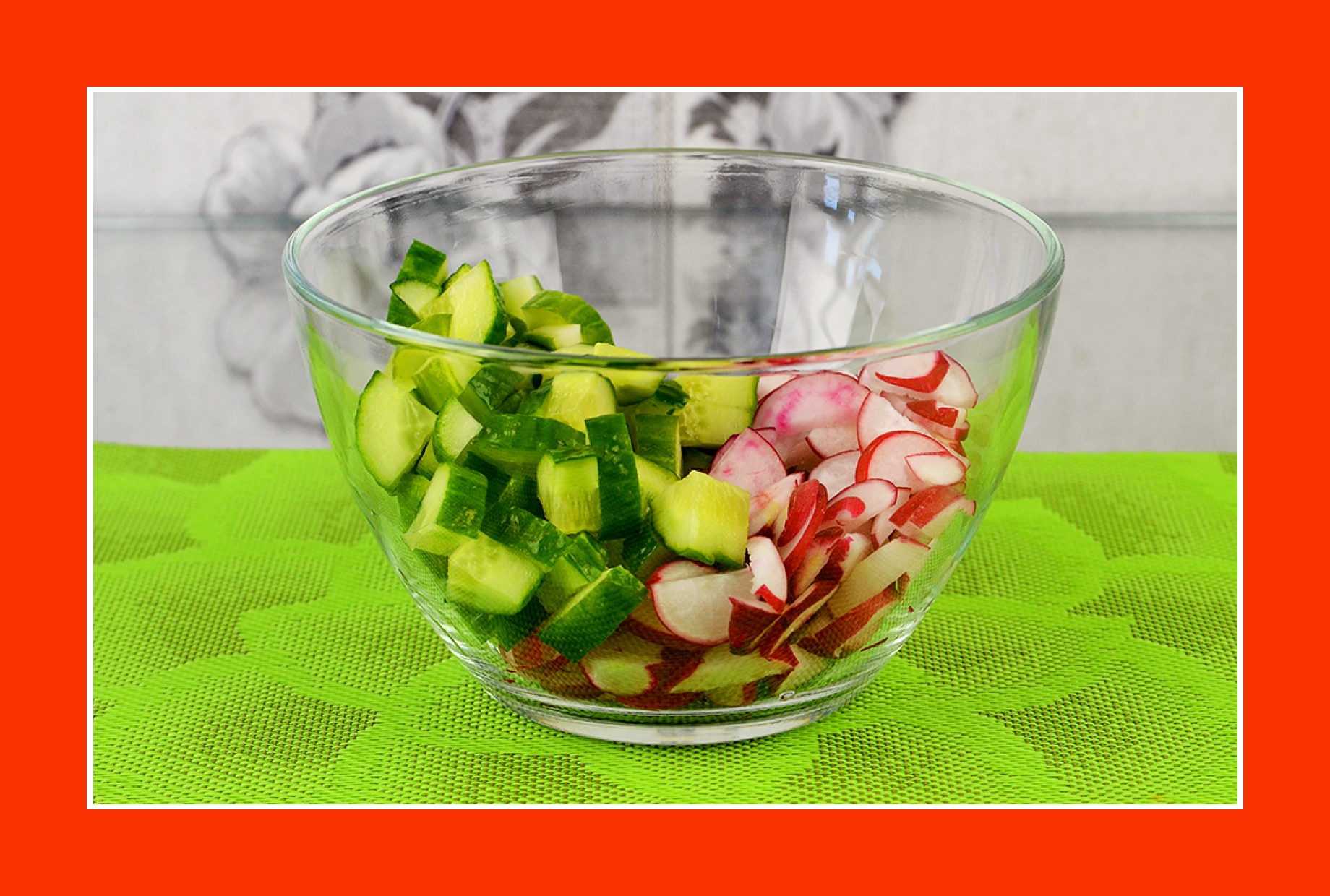 Einfacher Gurkensalat Radieschensalat Einfacher Gurkensalat Radieschensalat
