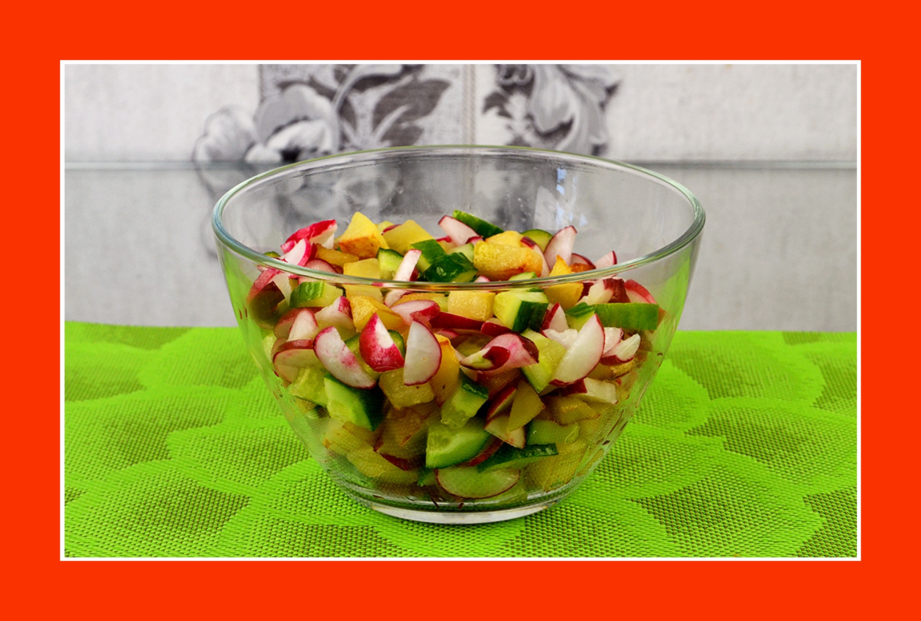 Warmer Kartoffelsalat Radieschensalat Gurkensalat Warmer Kartoffelsalat Radieschensalat Gurkensalat